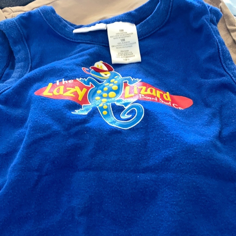 FINAL MARKDOWN LAZY lizard tank top 18 months